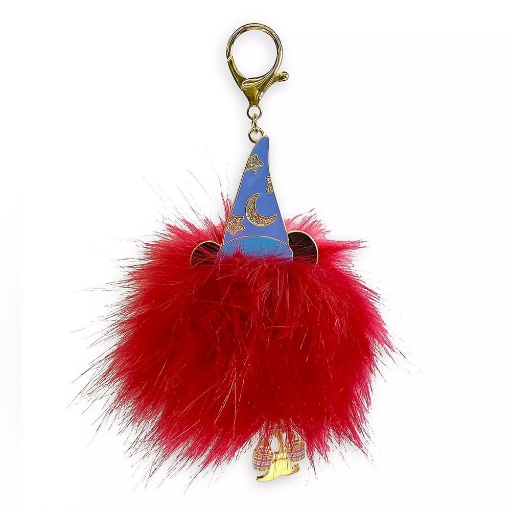 Mickey Sorcerer Pom Keychain